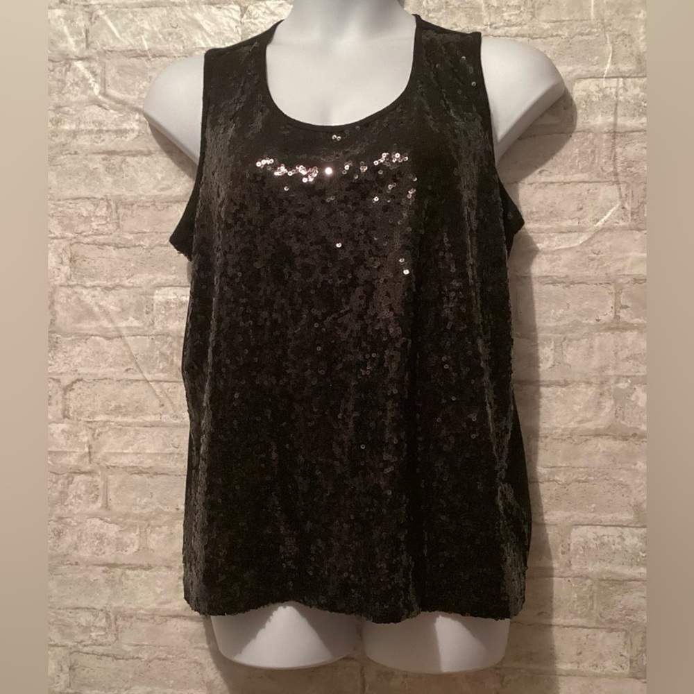 Sequin Tank Top Beautiful sz 18/20W. Perfect for the Holidays